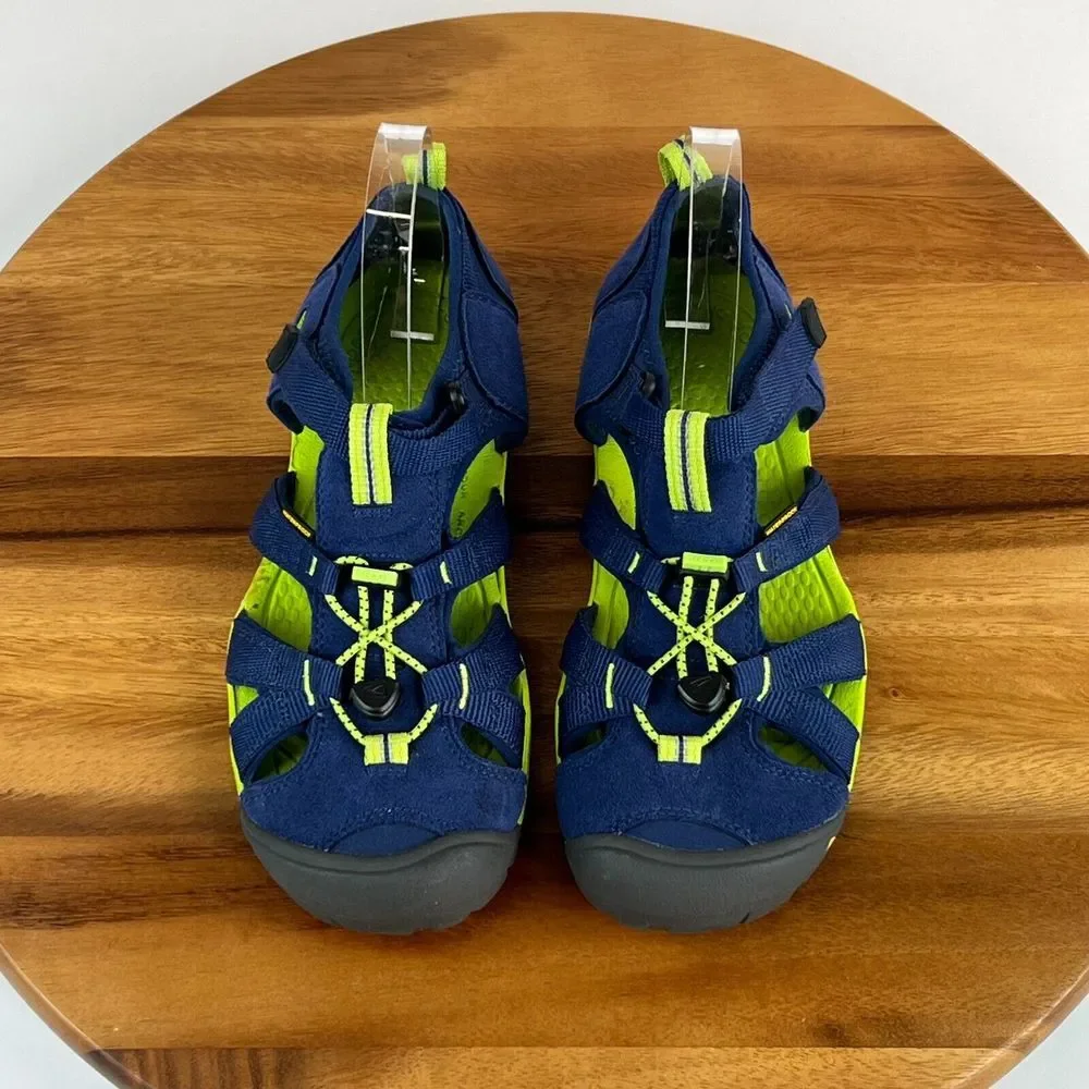 Big Kids Keen Seacamp II CNX Blue Casual Athletic Water Sport Sandals‎ Size 6 Y
